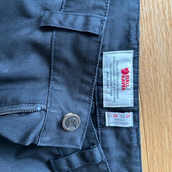 Fjällräven Vidda Pro Trousers - Regular - Women's Black NoirFemme / 38 Pantalon - Picture 4 of 6